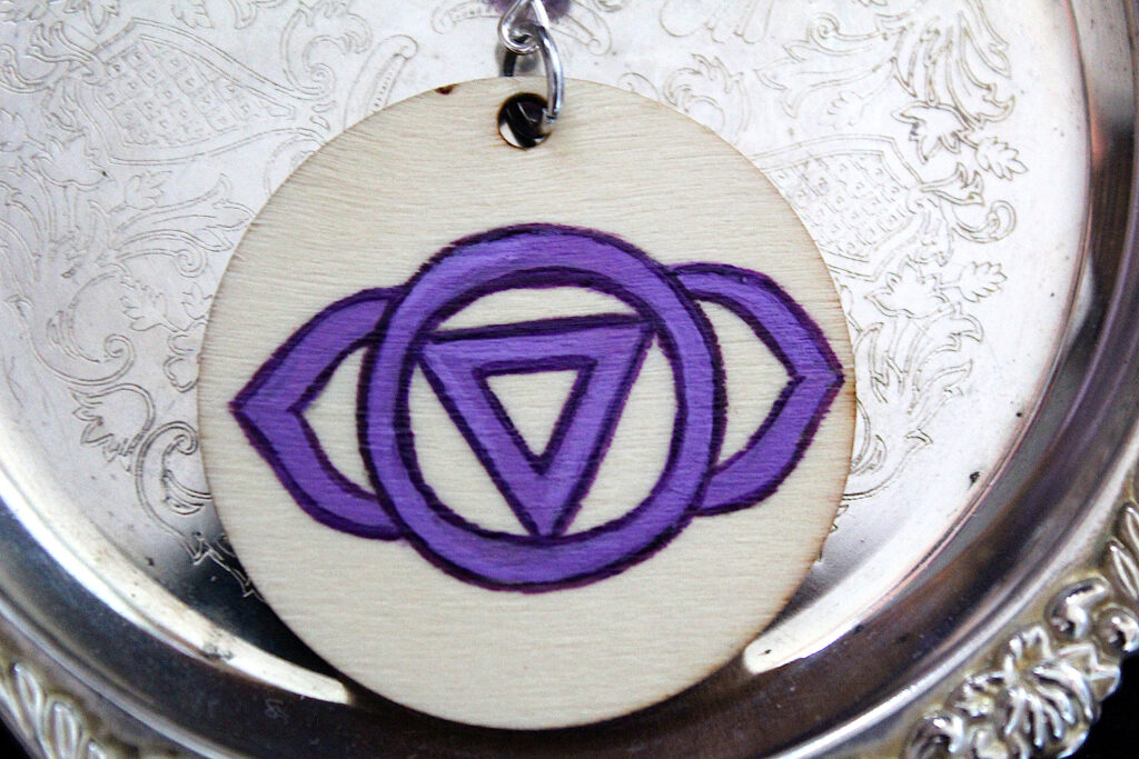 Porte-clés Chakra 3ème oeil