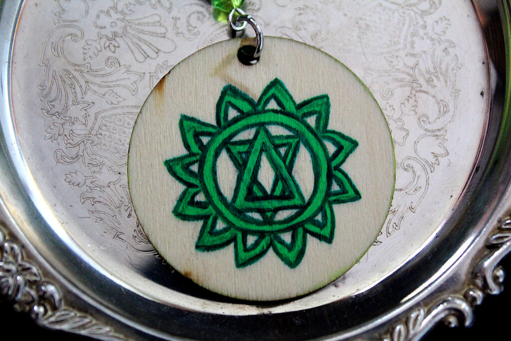 Porte-clés Chakra Coeur