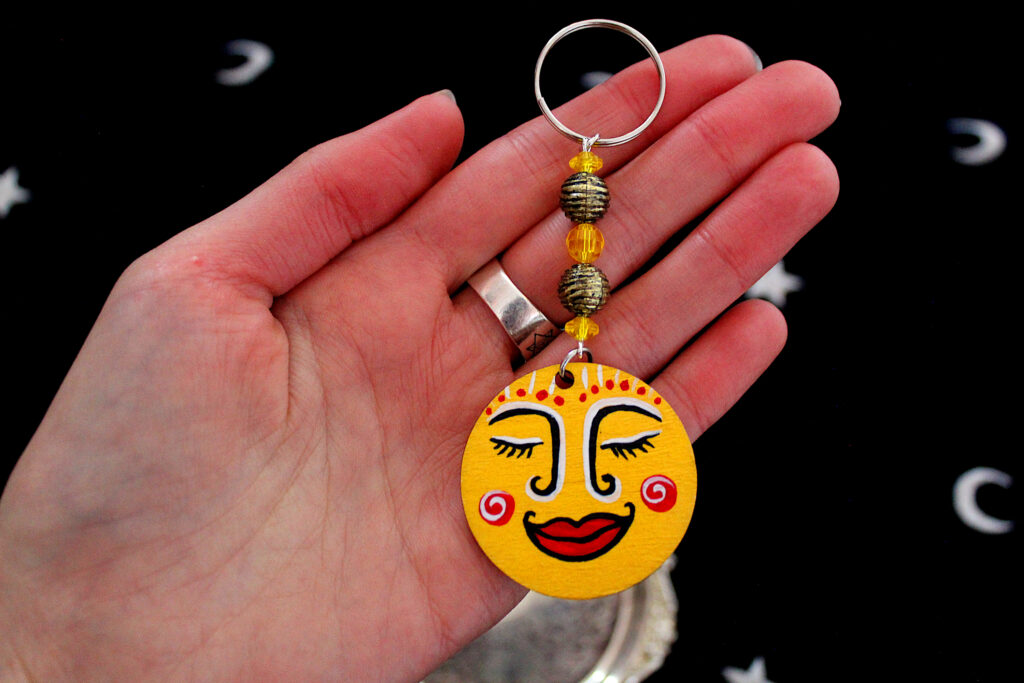 Porte-clés Chakra Plexus Solaire
