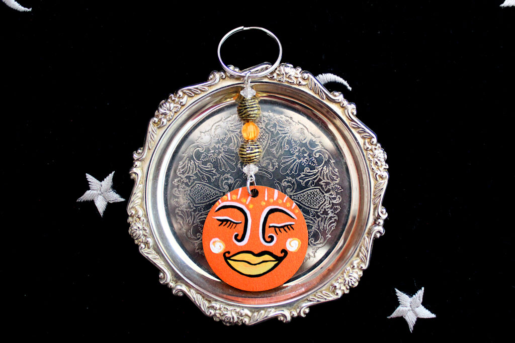 Porte-clés Chakra Sacré