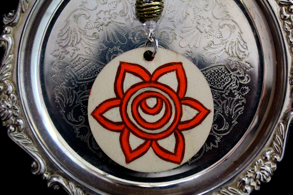 Porte-clés Chakra Sacré