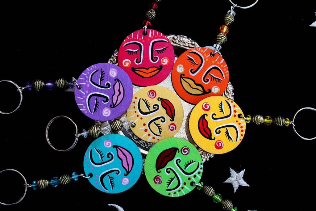 Porte-clés Chakras Recto