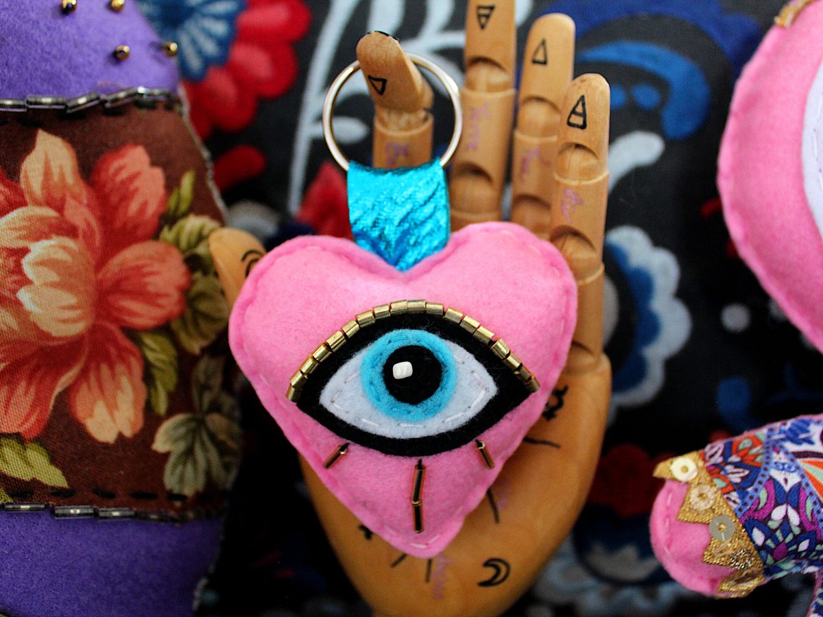 Porte-clés Amour de soi Rose 1