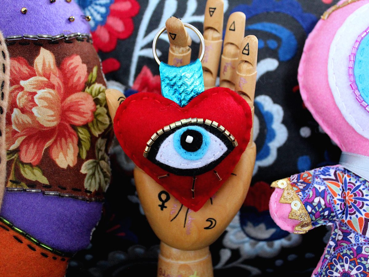 Porte-clés Amour de soi Rouge 1